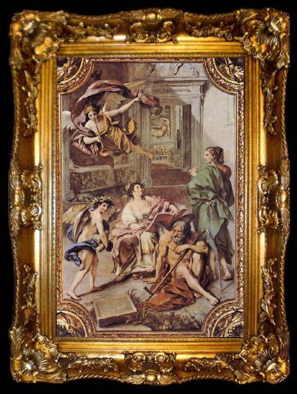 framed  Anton Raphael Mengs Allegory of History, ta009-2